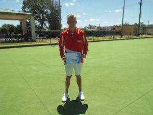 2021 Zone 8 Junior Singles Champion Sam Harrison